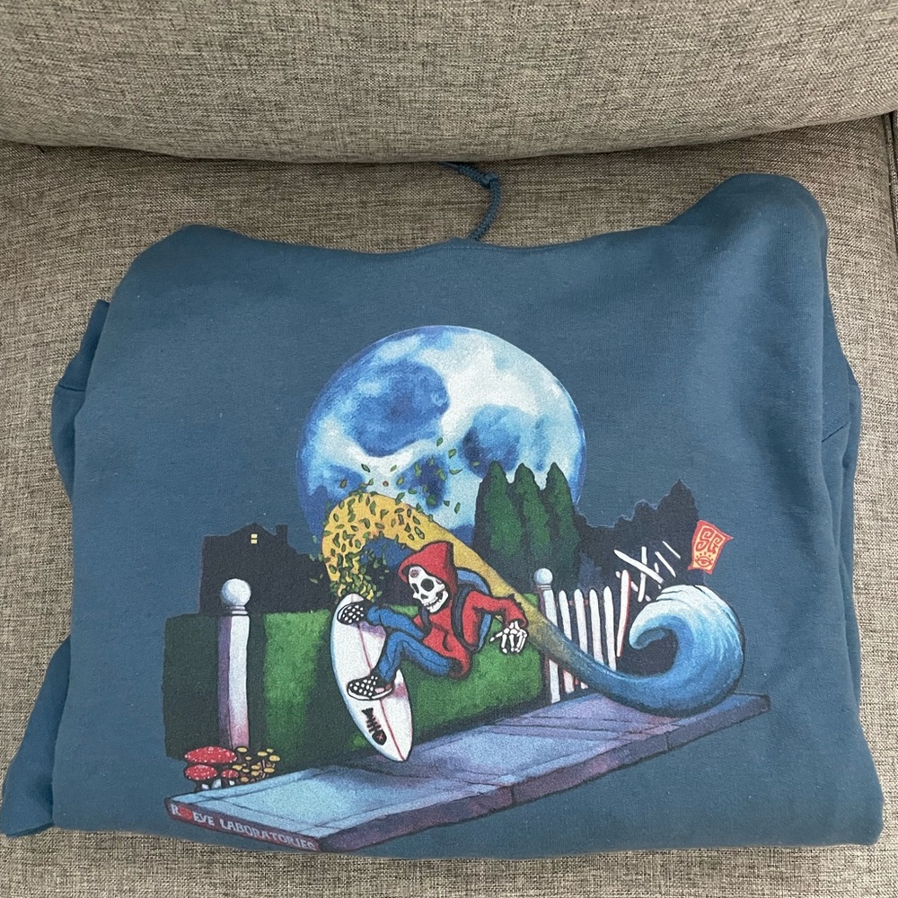 Redeye Laboratories Blue Graphic Hoodie